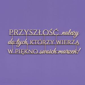 Tekturka Crafty Moly Napis G9 - Przyszłość należy do tych...